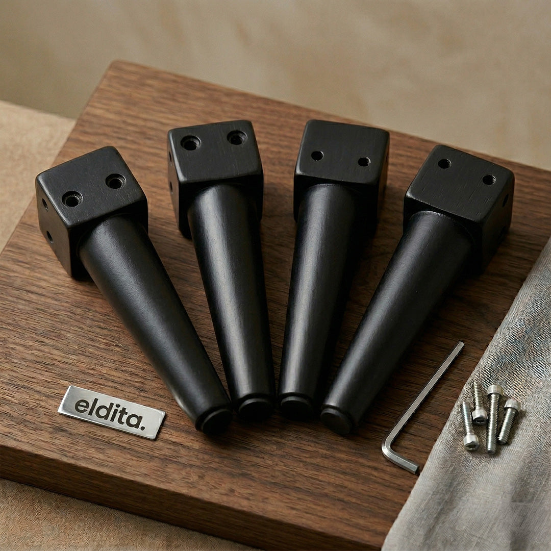 Eldita Kent Cot Legs Upgrade (4 Pack) Black