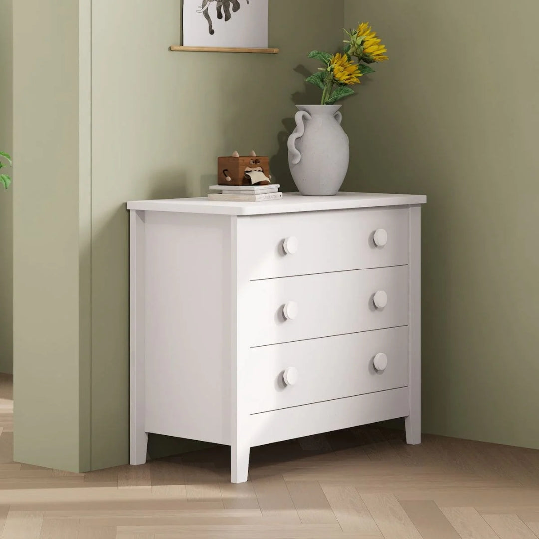 Boori 3 Drawer Chest v25 Barley White