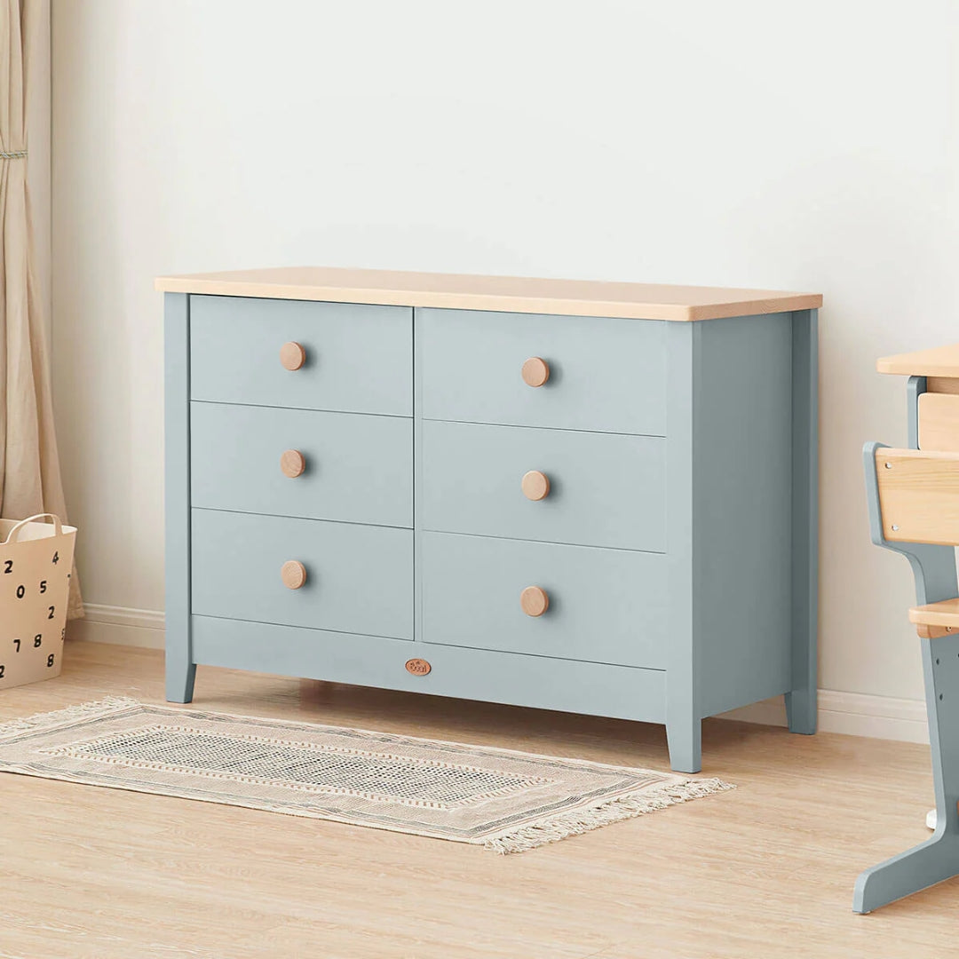 Boori 6 Drawer Chest v25 Blueberry/Almond