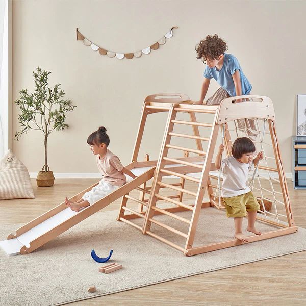 Boori Kids Thetis Activity Mini Gym Extended Barley Beech