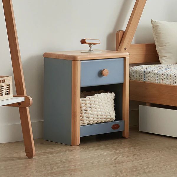 Boori Kids Avalon Bedside Table V24 Blueberry / Almond