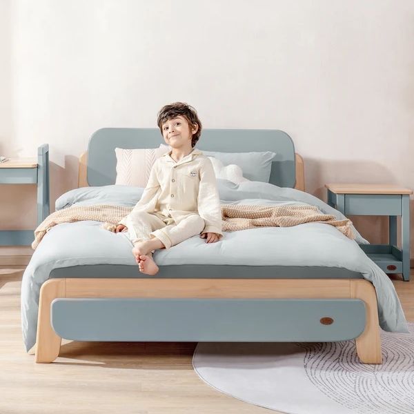 Boori Kids Avalon Double Bed Blueberry / Almond