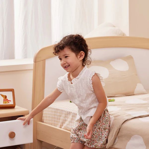 Boori Kids Bronte King Single Bed V24 Barley White / Almond
