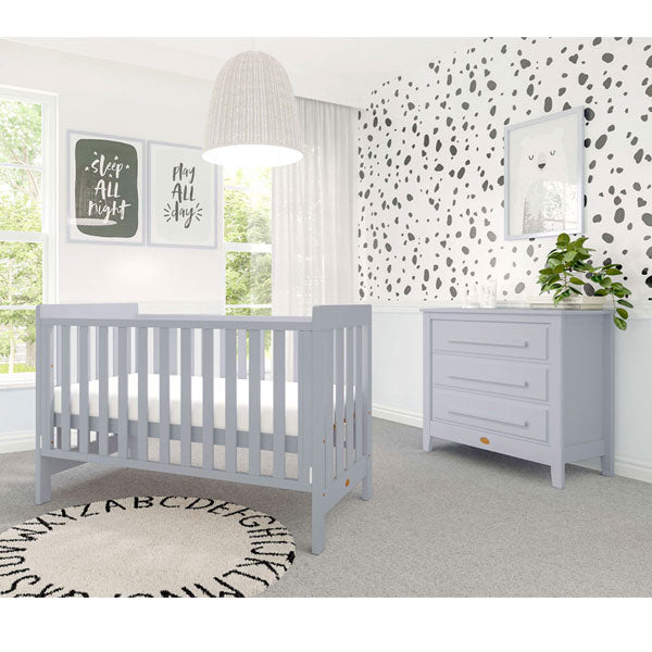 Boori Daintree Cot Bed V19 (with dropside) Pebble