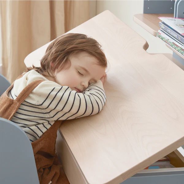 Boori Kids Ergonomic Desk (100cm) V24 Blueberry / Beech