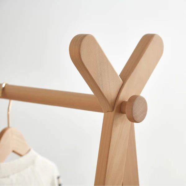 Boori Kids Forest Teepee Clothing Rack Barley White / Almond