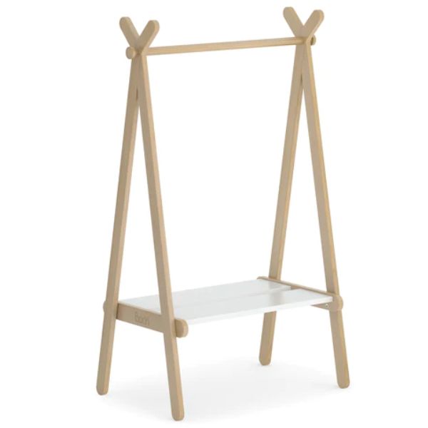 Boori Kids Forest Teepee Clothing Rack Barley White / Almond