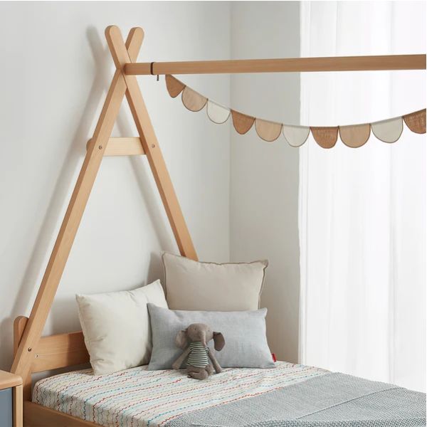 Boori Kids Forest Teepee Single Bed Almond