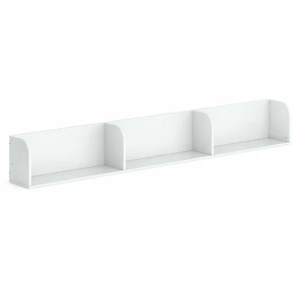 Boori Kids Bookshelf For Natty King Single Bunk/Loft Barley White
