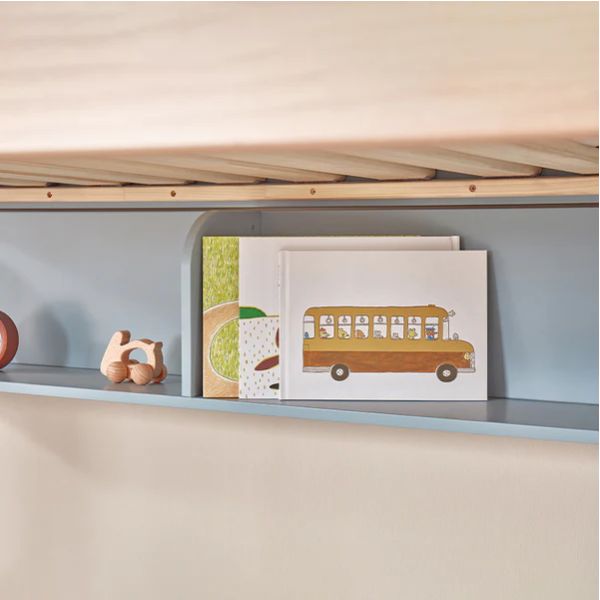Boori Kids Bookshelf for Natty Maxi Bunk Bed Blueberry