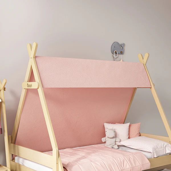 Boori Kids Forest Single Bed Teepee Canopy Cherry
