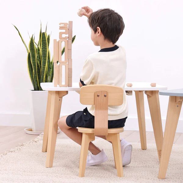 Boori Kids Tidy Table v23 Barley White/Almond