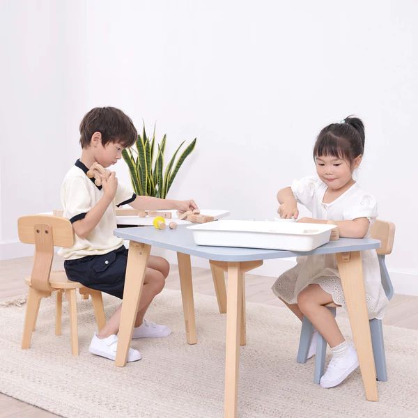 Boori Kids Tidy Table v23 Blueberry/Almond