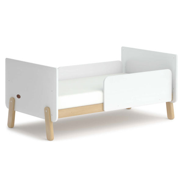 Boori Natty Cot Bed v24 Barley White/Almond + Mattress + Neat 3 Drawer Chest