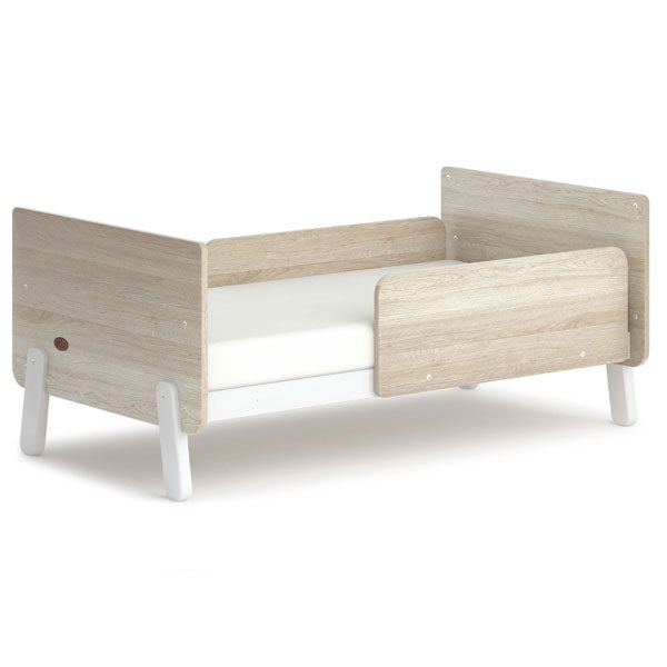 Boori Natty Cot Bed v24 Barley White/Oak + Mattress