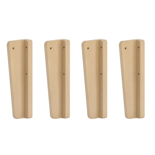 Boori Kids Natty Single Bed Feet 4pk Almond