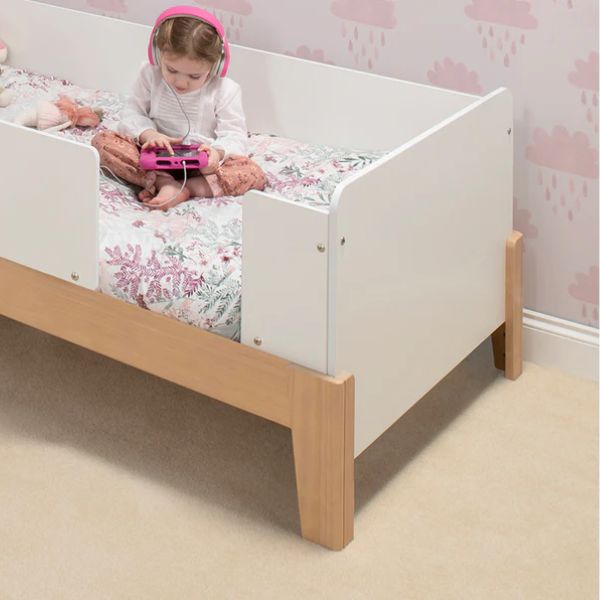 Boori Kids Natty Single Bed Feet 4pk Almond