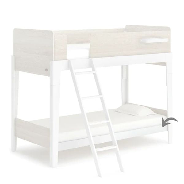 Boori Kids Natty Single Bunk Conversion Kit Barley White