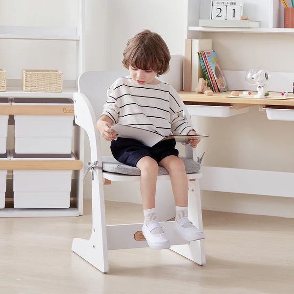 Boori Kids Natty Study Chair Barley White
