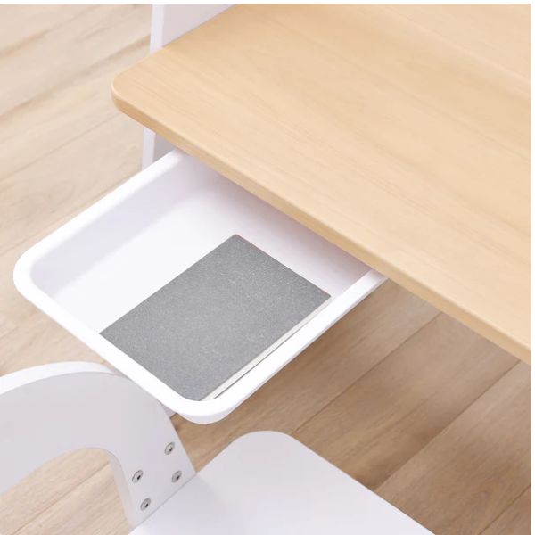 Boori Kids Natty Study Desk Barley White/Almond