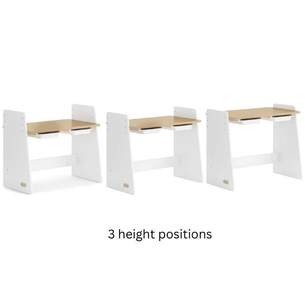 Boori Kids Natty Study Desk Barley White/Almond