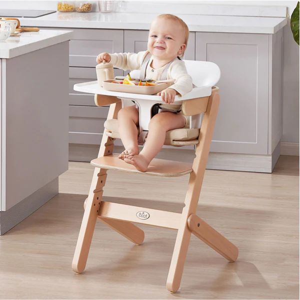 Boori Neat High Chair V22 Barley White & Beech