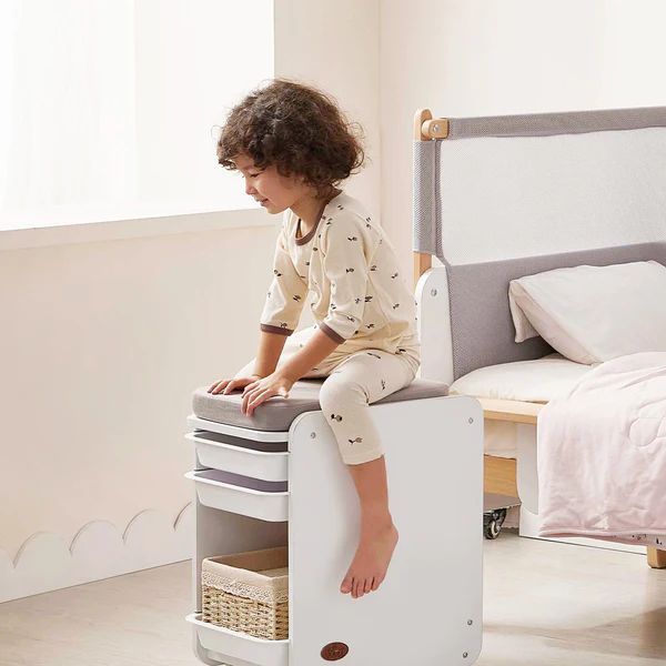 Boori Kids Neat Stationery Cabinet Barley White