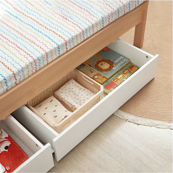 Boori Kids Neat Under Bed Storage Drawer v23 Barley White