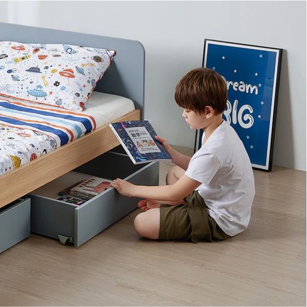 Boori Kids Neat Under Bed Storage Drawer v23 Blueberry