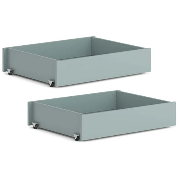 Boori Kids Neat Under Bed Storage Drawer 2pk Blueberry V23