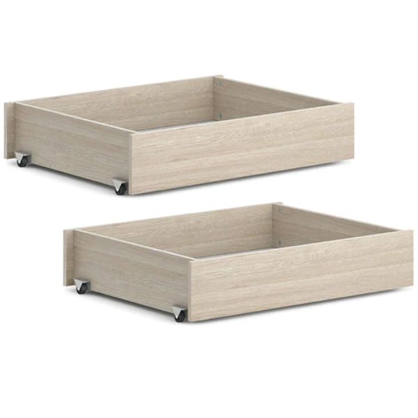 Boori Kids Neat Under Bed Storage Drawer 2pk Oak v23