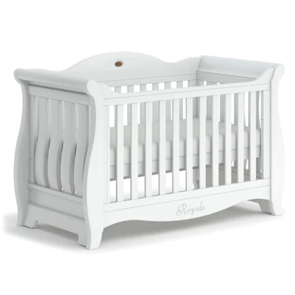 Boori Sleigh Royale Cot Bed v23 Barley White