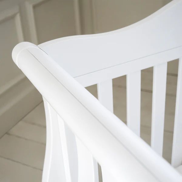 Boori Sleigh Royale Cot Bed v23 Barley White + Mattress