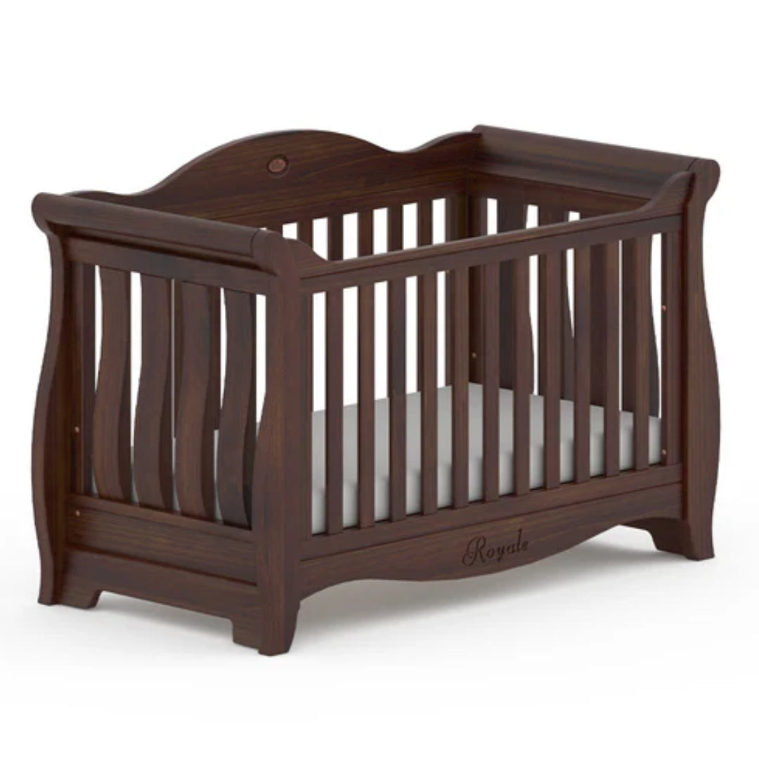 Boori Sleigh Royale Cot Bed v23 Coffee