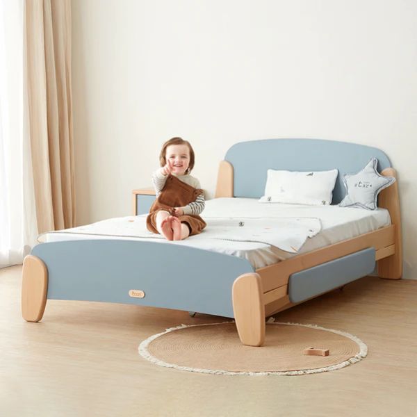 Boori Kids Sunshine King Single Size Bed v22 Blueberry/Almond