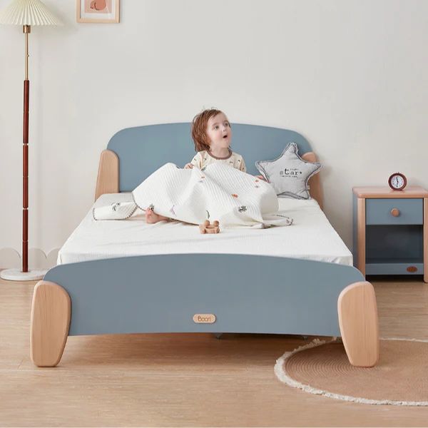 Boori Kids Sunshine King Single Size Bed v22 Blueberry/Almond
