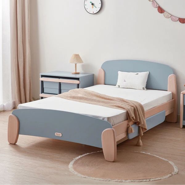 Boori Kids Sunshine King Single Size Bed v22 Blueberry/Almond