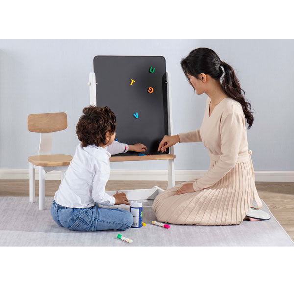 Boori Kids Tidy Magnetic Drawing Board V21 Barley White/Almond