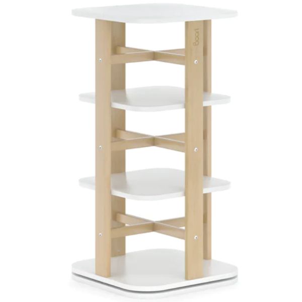 Boori Kids Tidy Rotating Bookshelf Barley White / Almond v22