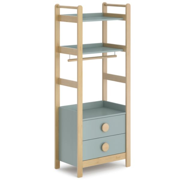 Boori Tidy Storage Bookcase Blueberry/Almond