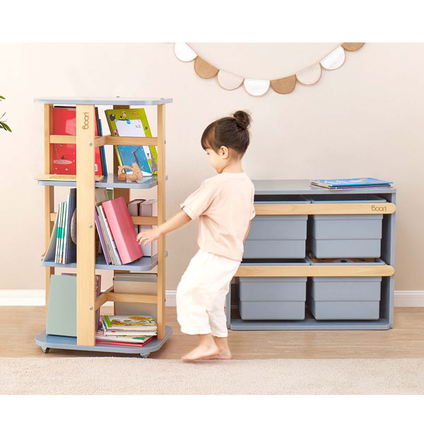 Boori Kids Tidy Toy Cabinet Blueberry/Almond