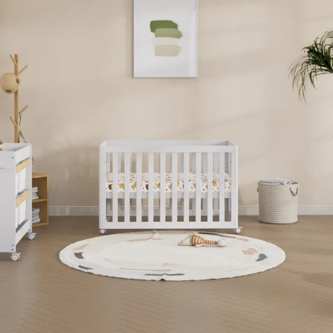 Boori Turin Compact Cot V24 Barley + Mattress