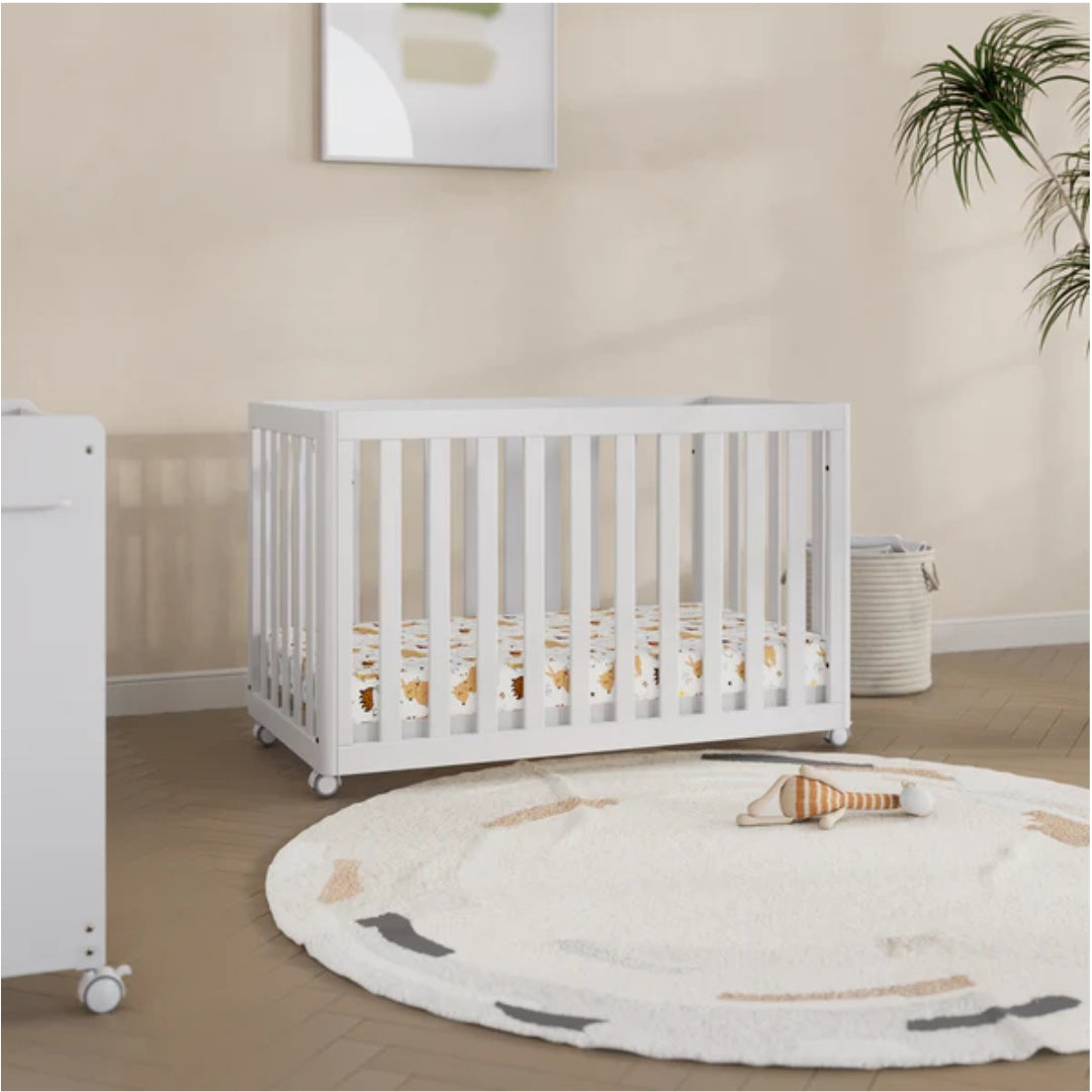 Boori Turin Compact Cot V24 Barley + Mattress