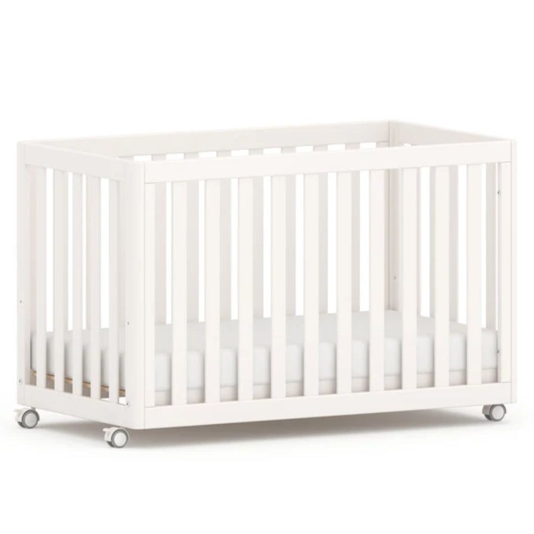 Boori Turin Compact Cot V24 Barley + Mattress