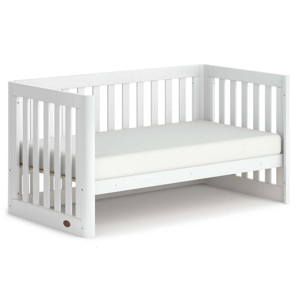 Boori Turin Cot Bed v19 Barley White + Mattress