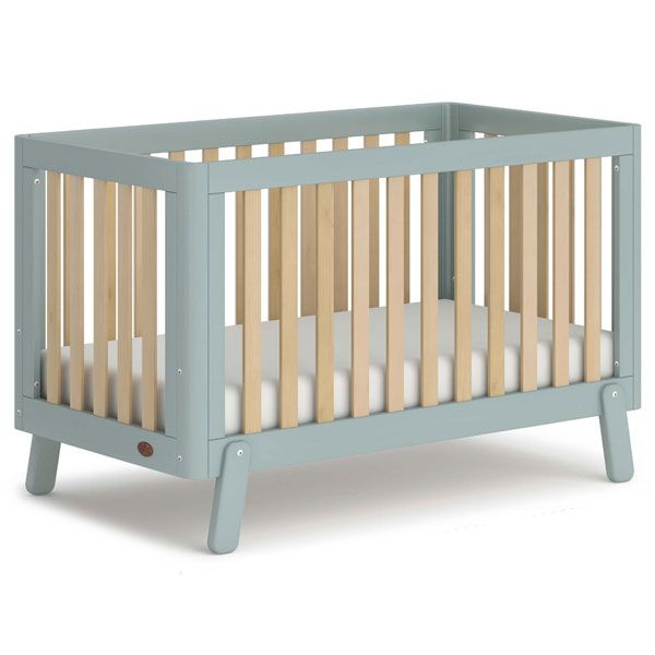 Boori Turin Cot Bed v19 Blueberry/Almond + Mattress