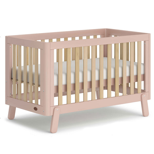 Boori Turin Cot Bed v19 Cherry/Almond + Mattress