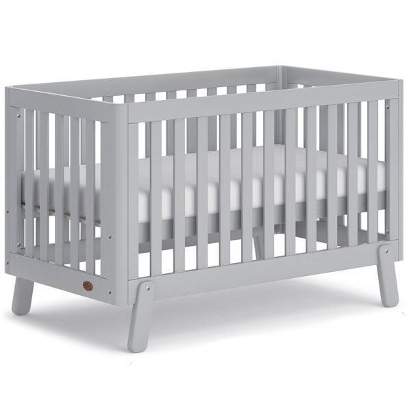 Boori Turin Cot Bed v19 Pebble + Mattress