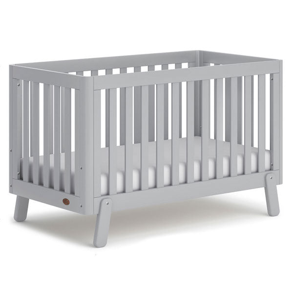 Boori Turin Cot Bed v19 Pebble + Mattress