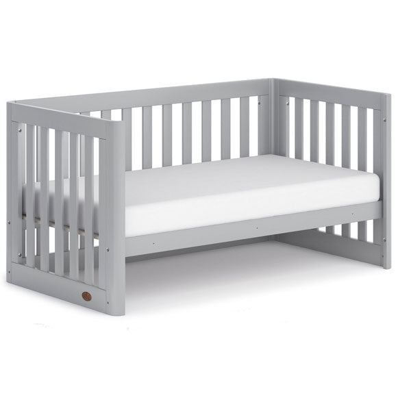 Boori Turin Cot Bed v19 Pebble + Mattress